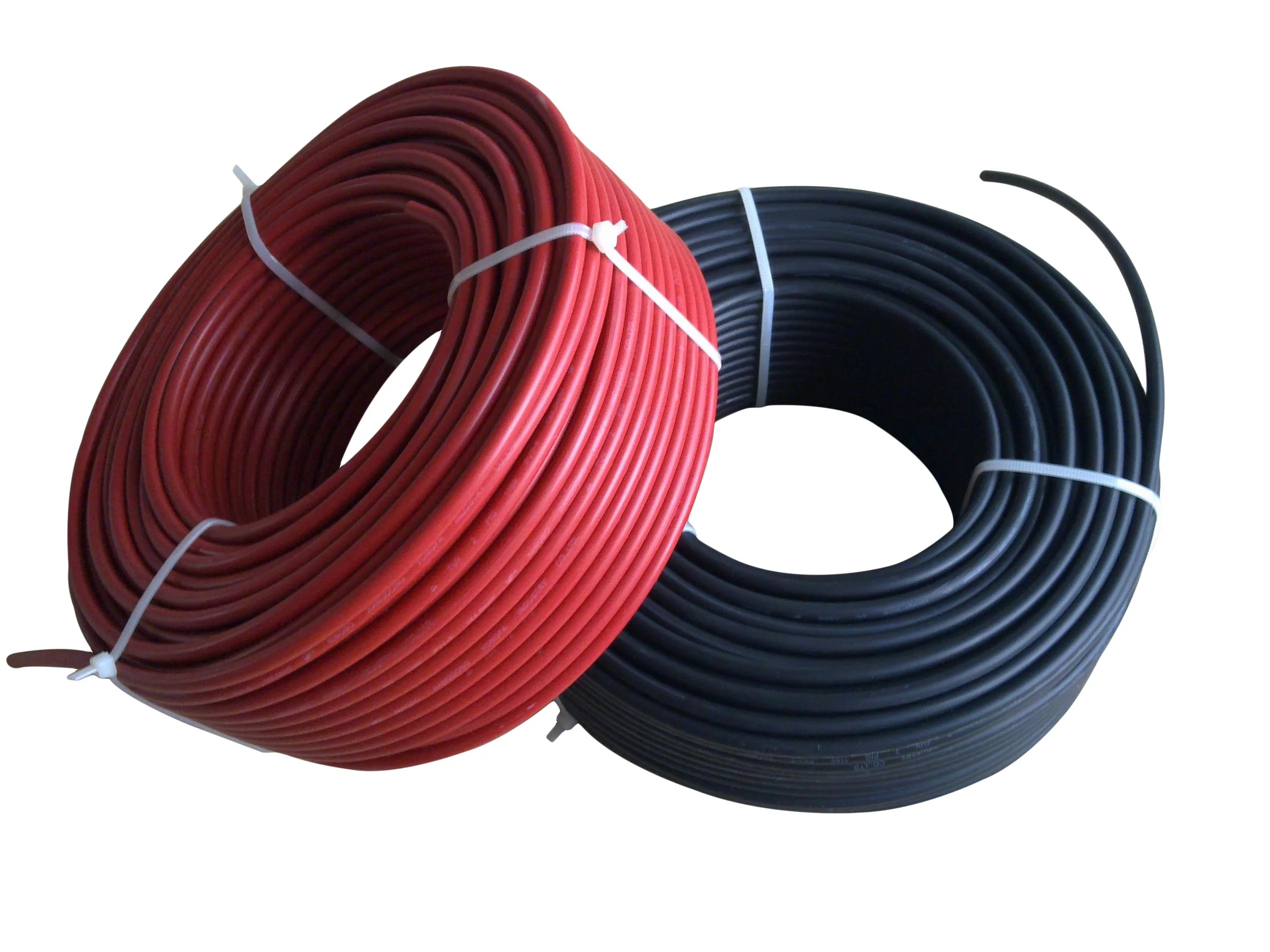 

10 mm2 Solar PV Cable PV1-F 1*10mm2 Single-core Stranded Cable Electric Wire 10meters/lot TUV Aprroved