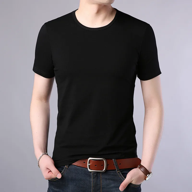 

5596 -Short-sleeved T-shirt male 2018 summer new men's summer cotton student short-sleeved shirt men's tide