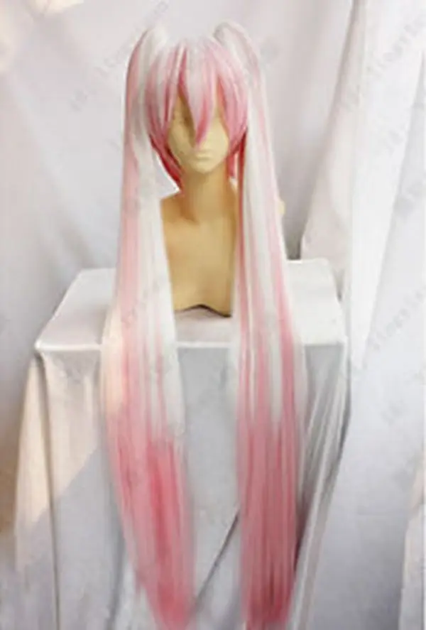 Популярные термостойкие волосы для вечерние &gt&gt&gt V Home Sakura Miku розовые и белые с