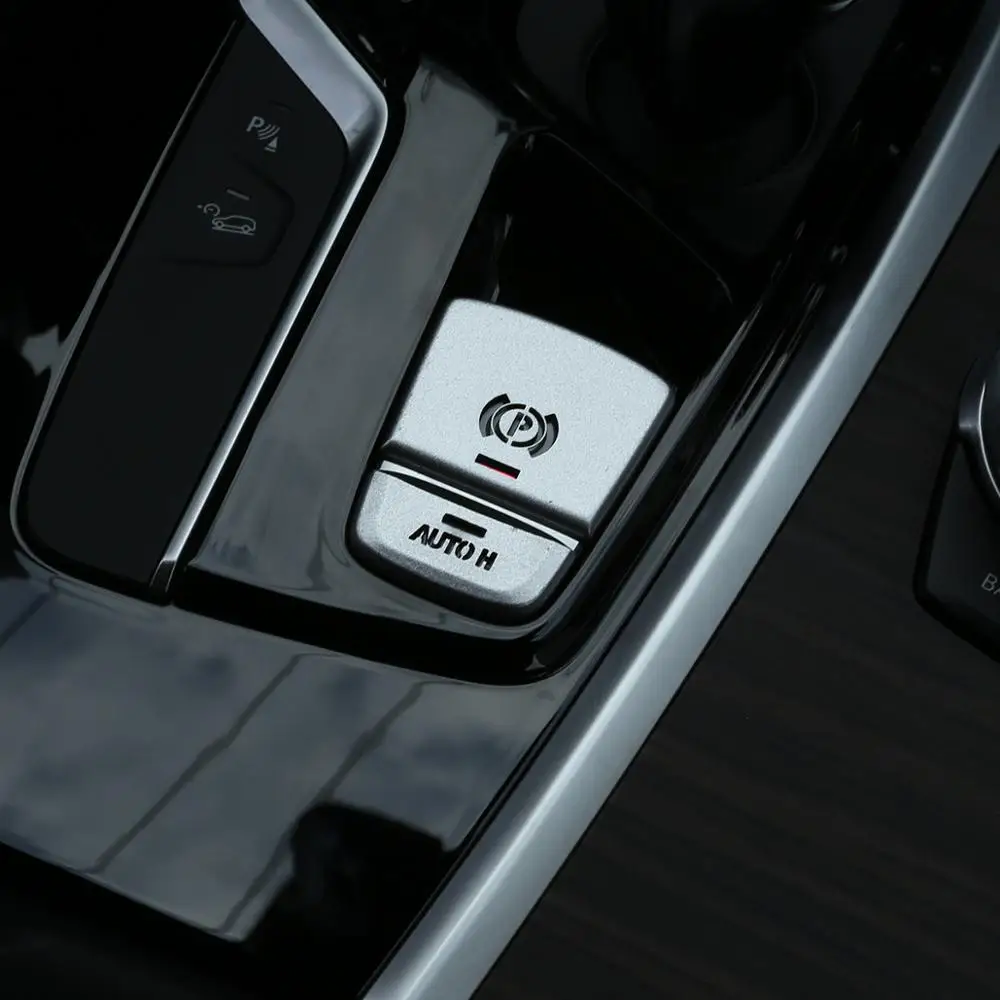 Aluminium Alloy Car Electronic Handbrake AUTO H Button Cover Switches For BMW 5 series G38 G30 2017-2020 G01X3 2018-2020 | Автомобили и