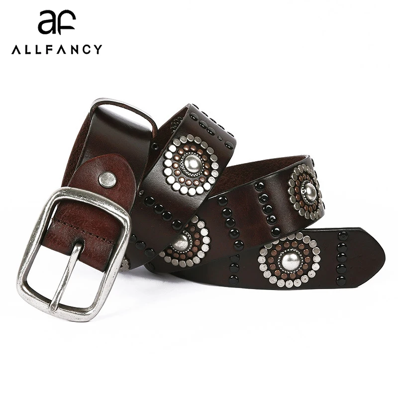 Мужские ремни из натуральной коровьей кожи первый слой Воловья кожа