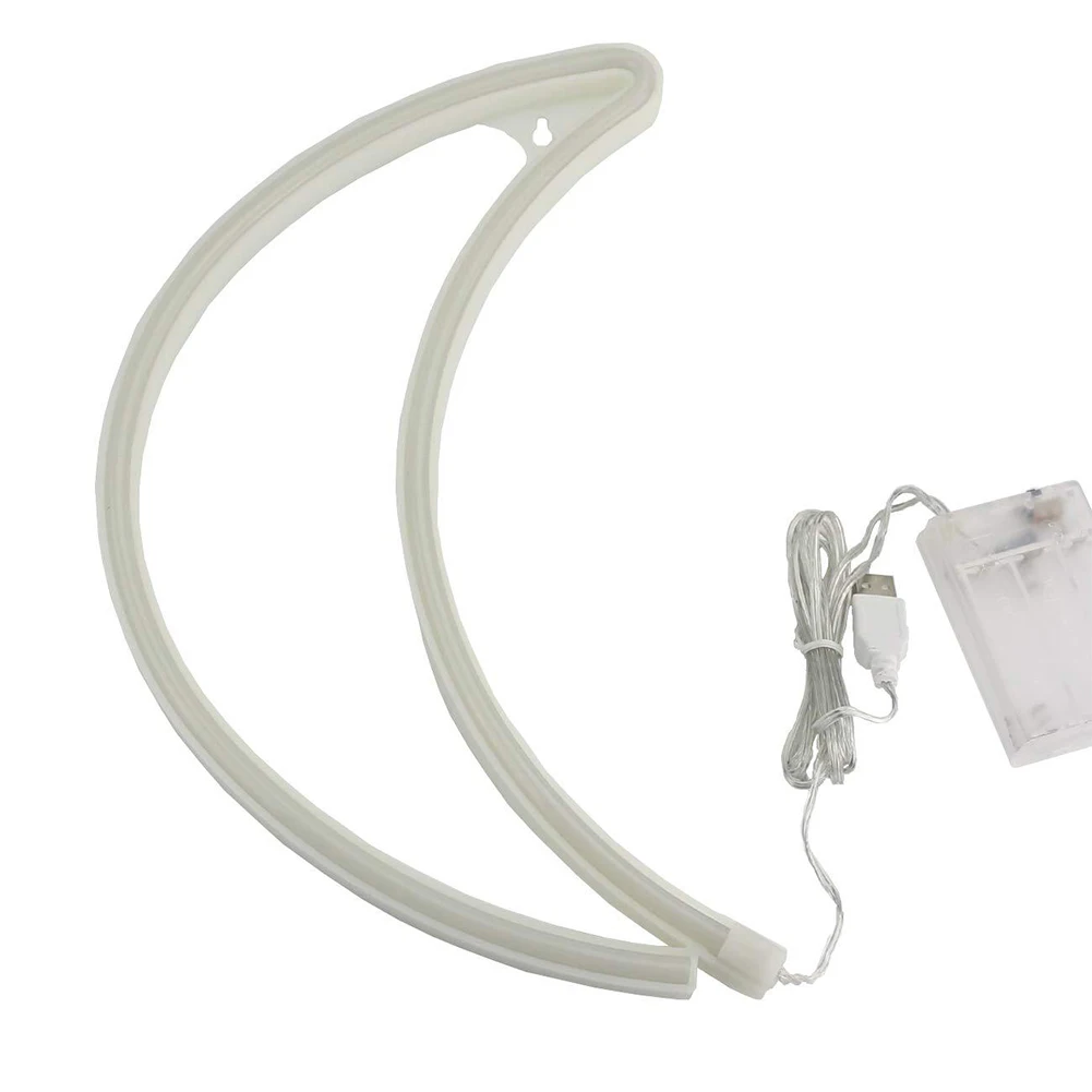 

LED Moon Neon Sign Blue Light Neon Light Lamp Sign Beer Bar Real Glass Decoration Birthday Party Wedding Windows Tube Artwork