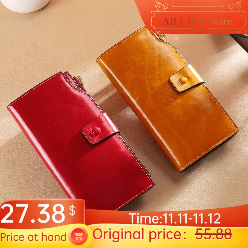 

Женский кошелек с защитой от кражи и rfid-защитой