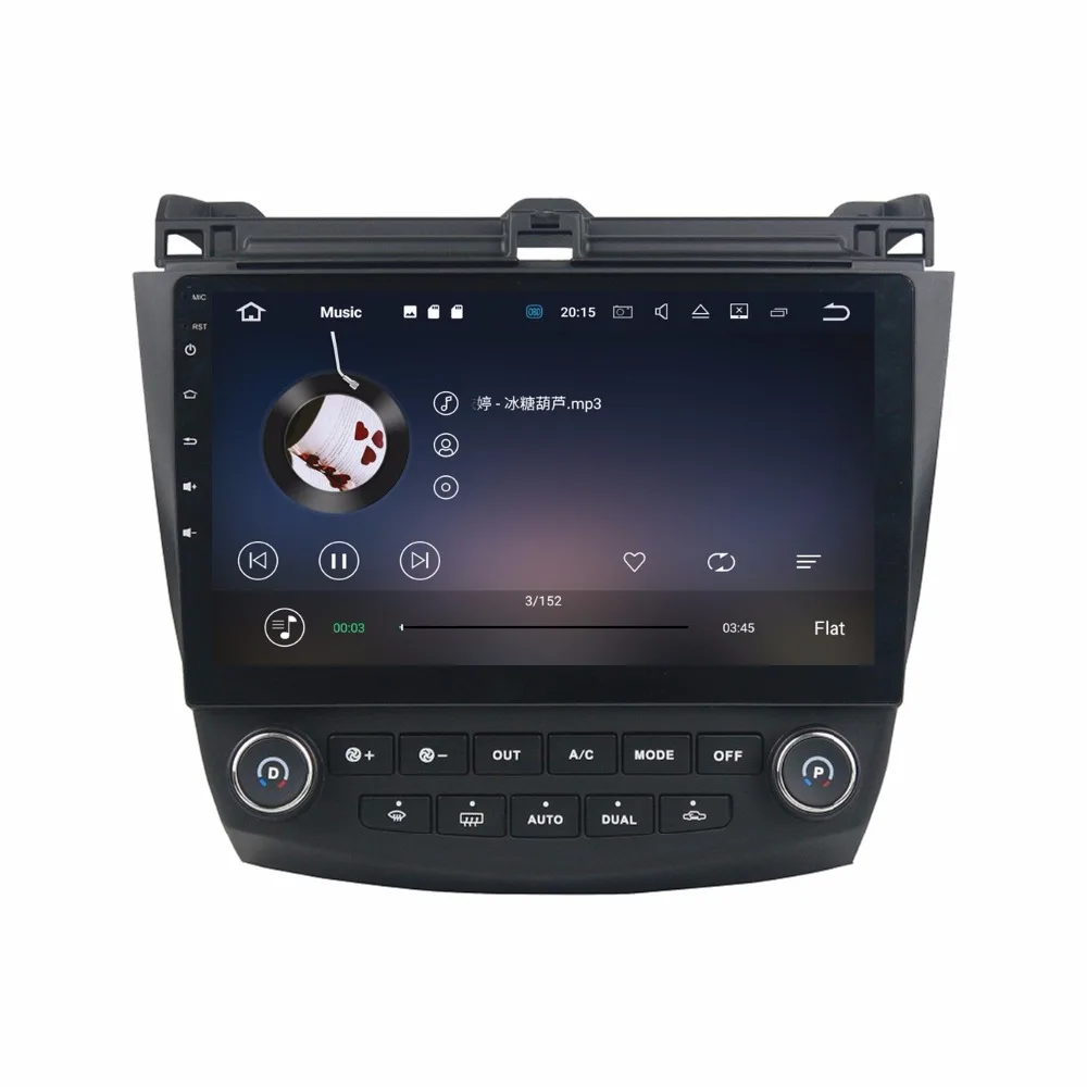 10 1 &quotOcta Core Android 9 0 8 core 64G ROM 4 Гб RAM Автомобильный DVD плеер для Honda ACCORD 7 2003 2007 GPS Радио