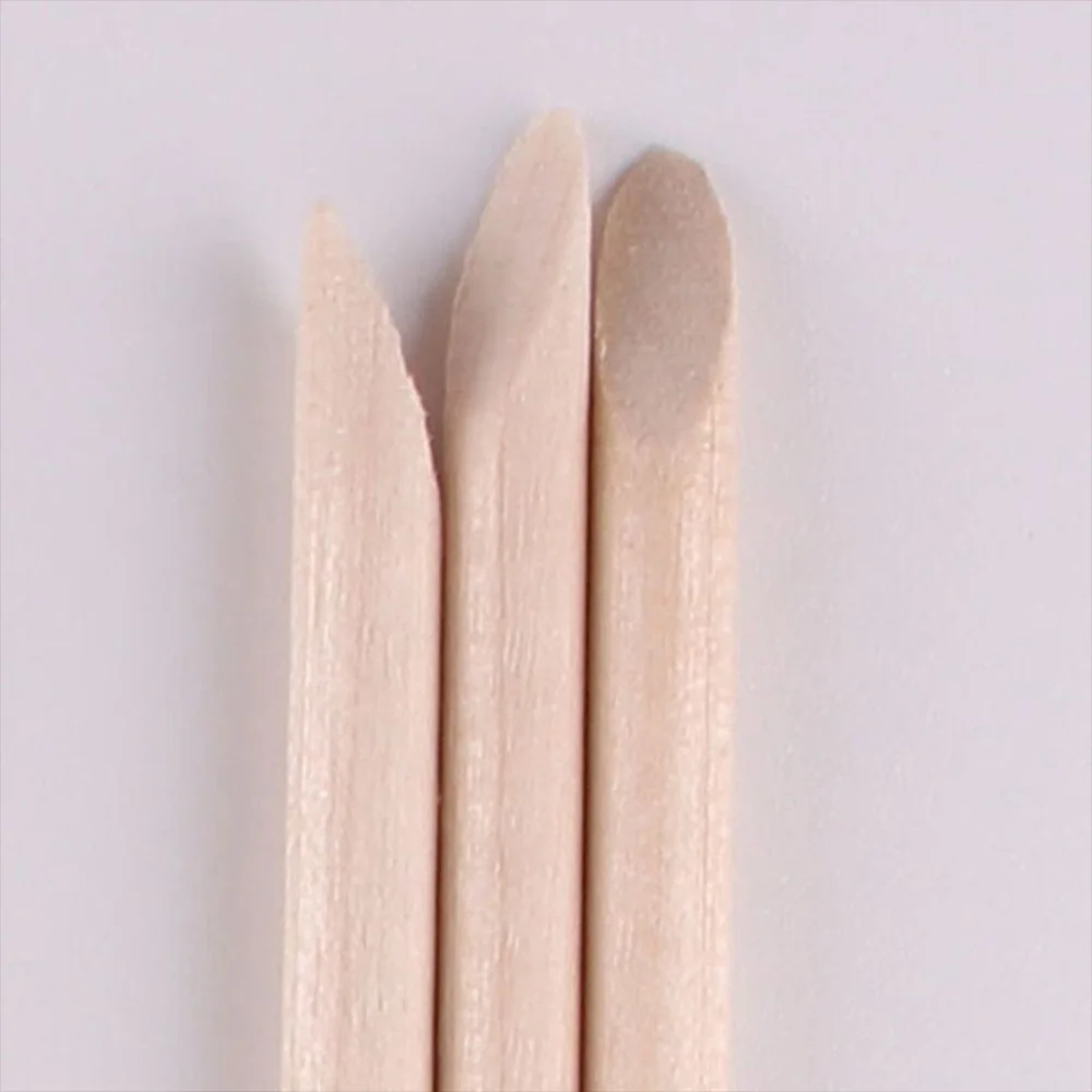

500 Pcs Beauty Wood Sticks Nail Sticks Double Sided Wax Applicator Sticks Multi-functional Wood Nail Sticks Manicure Pedicure To