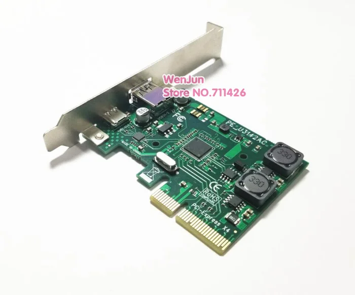 Супер Скоростной адаптер Type A + C USB3.1 Gen2 PCI E express 4x для Mac Pro 3 1 5 1/OSX|Компьютерные
