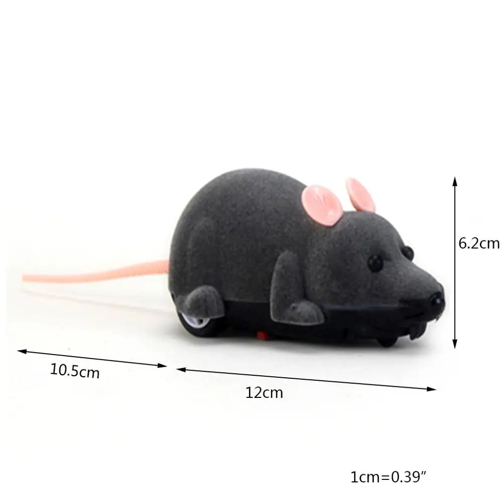 Funny Cat Electric Toy Wireless Remote Control Simulation Mouse with Pink Ear for Cats Pets Teasing Playing Toys | Дом и сад