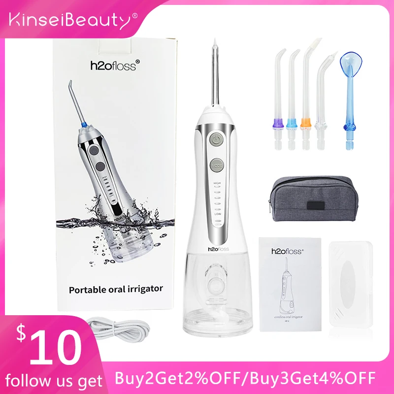 Ирригатор для полости рта Портативный воды зубная нить USB Перезаряжаемые 5
