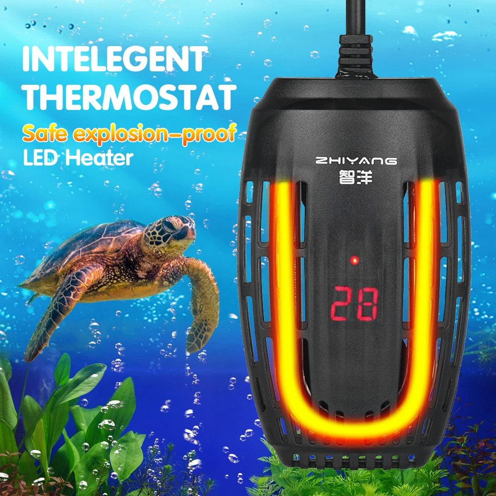 

EU/US Thermostat Water Adjustable Temperature 100W Submersible Digital Aquarium Fish Tank Heating Rod With Auto Control Heater