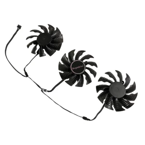 3pcsset 82mm pld09215s12h gpu cooler graphics card fans for gigabyte rtx 2080ti 2060 2070 2080 video vga as replacement free global shipping