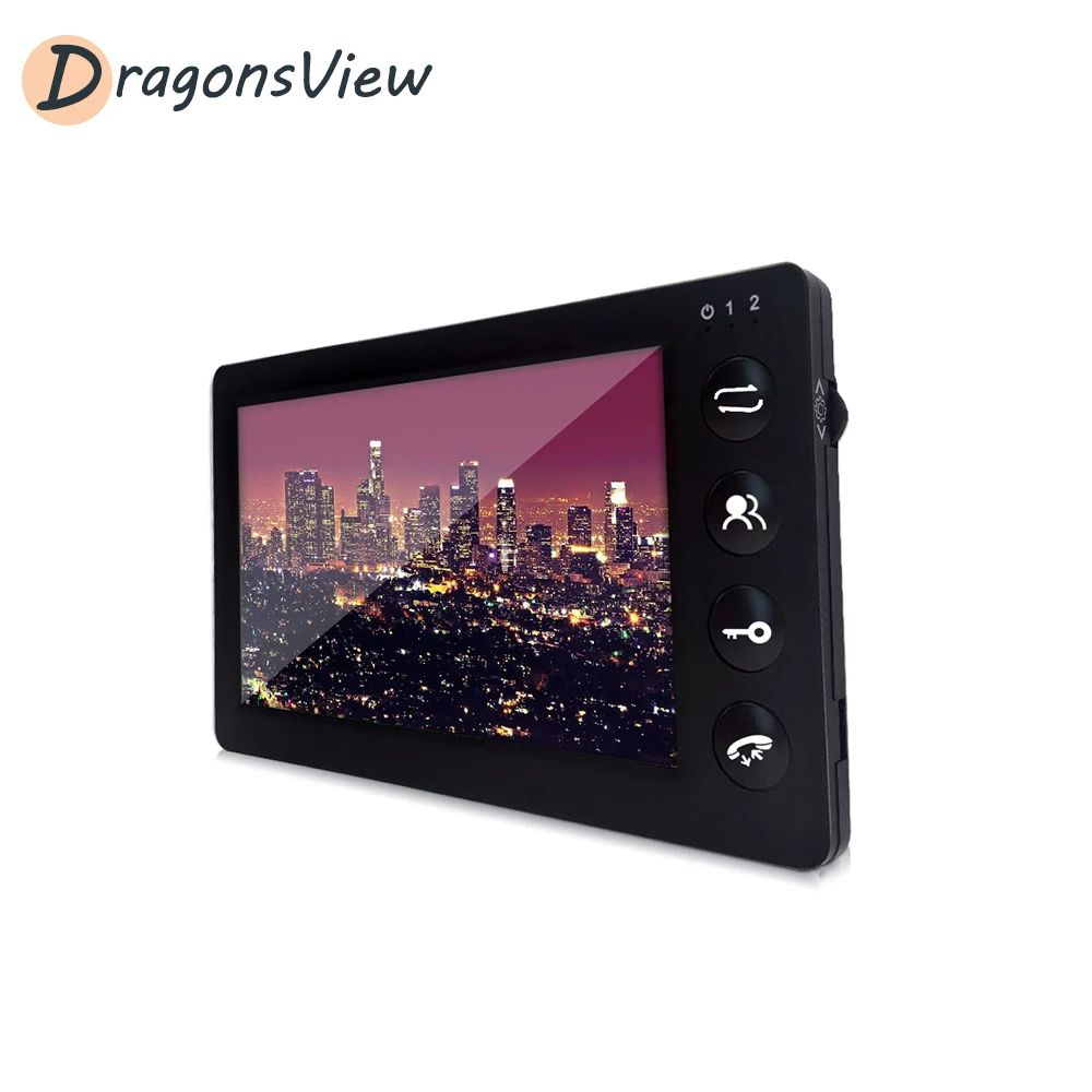 Видеодомофон Dragonsview AHD 1080P система дверного звонка проводной монитор 7 дюймов