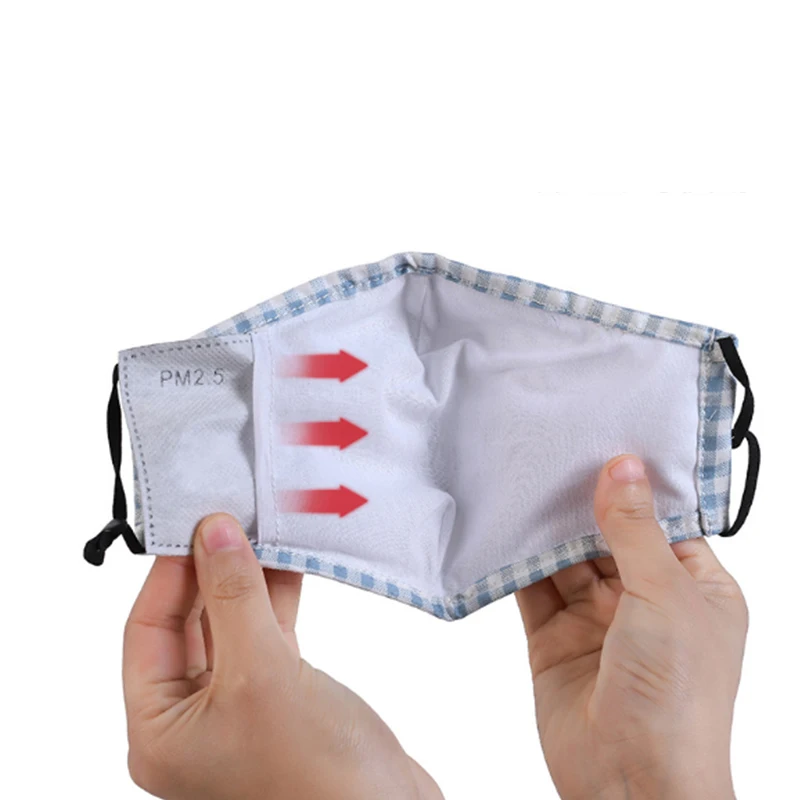 5 шт./уп. Подушечки для фильтрации маски для лица Pm 2.5 с активированным углем для фильтрации воздуха, пылезащитные повязки на лицо, банданы-шарфы, маски