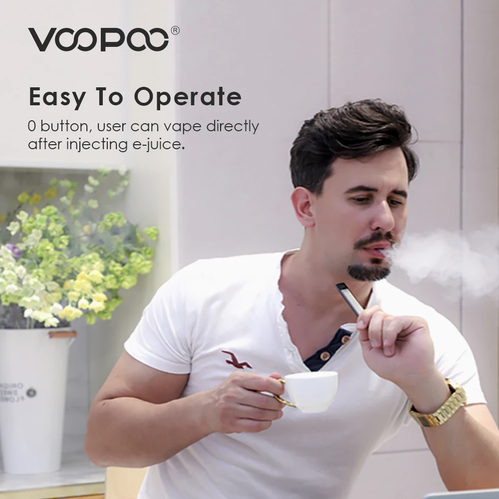 VOOPOO Alpha Zip Pod System 1.8ohm Starter Kit 12 Вт Vape 250 мАч аккумулятор 1 мл картриджи электронная