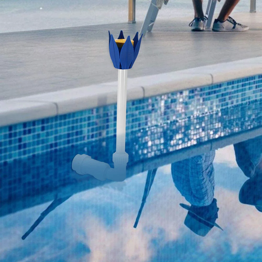 

Home Swimming Pool Waterfall Fountain Kit Easy Install PVC Wall-mounted Fountain Sprinklers Spay Pools Accessories