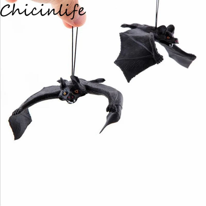 

Chicinlife 1 шт. резиновые Имитационные летучие мыши забавная игрушка для фокусов реквизит для Хэллоуина Детская настенная подвесная игрушка то...