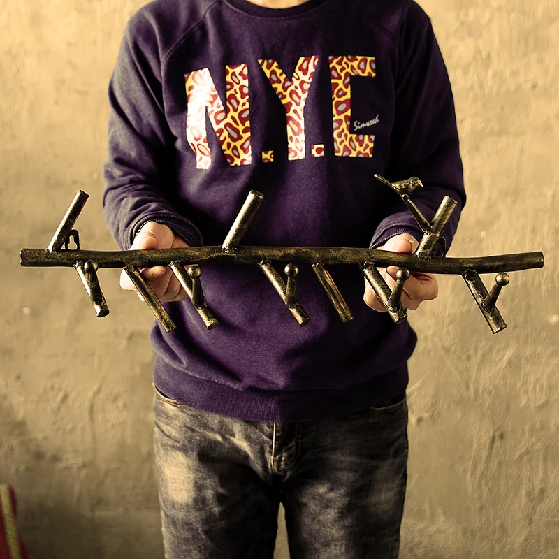 Металлический крючок для одежды в американском стиле настенное украшение