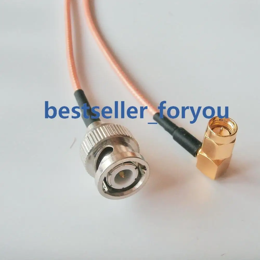 

SMA штекер прямоугольный к разъему BNC штекер RF кабель в сборе RG316 75 см