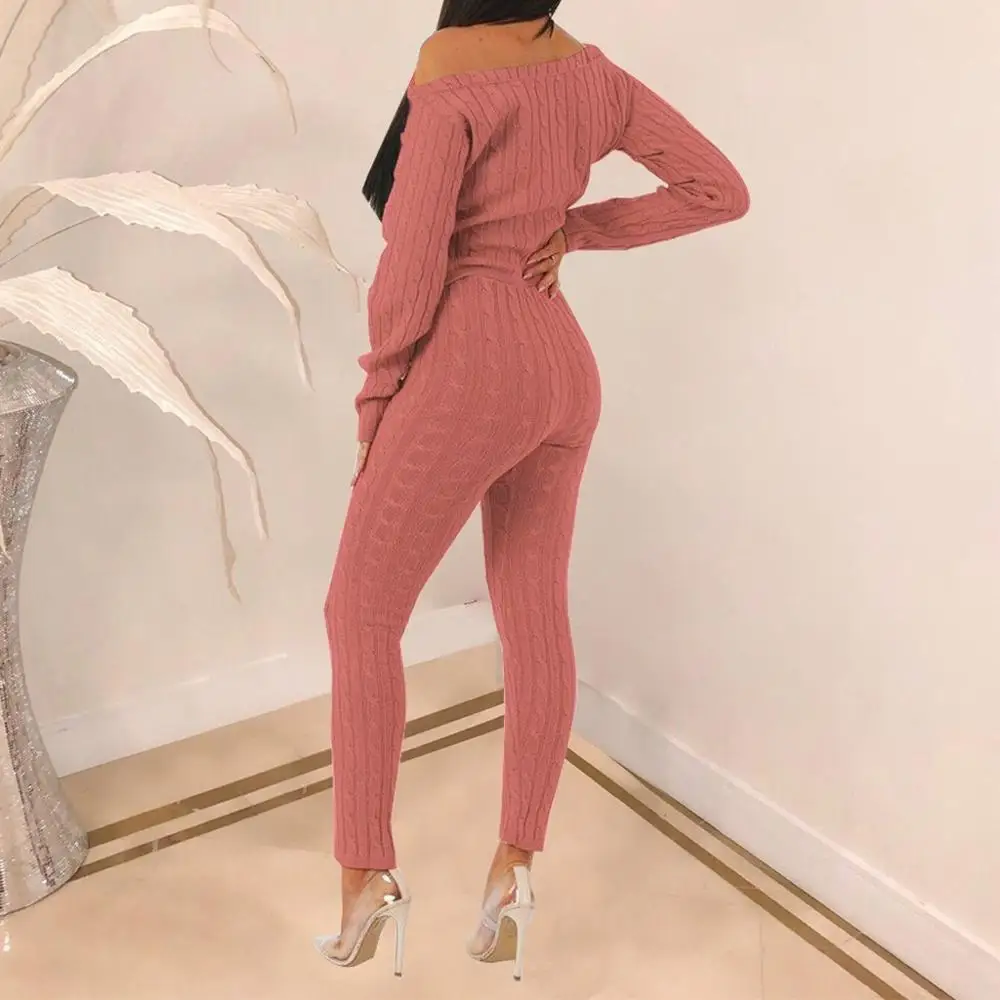 Женский вязаный свитер комплект из 2 предметов укороченный топ с длинными