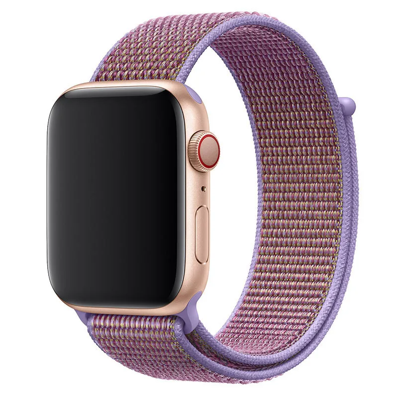 Спортивный ремешок-петля для apple watch band 4 3 iwatch band 44 мм 40 мм correa apple watch 4 браслет-липучка 42 мм 38 мм аксессуары