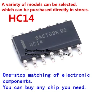 5PCS/PACK HC14 74HC14DR SMD SOP-14 SN74HC14DR 74HC14 six-way inverter logic chip SOP14