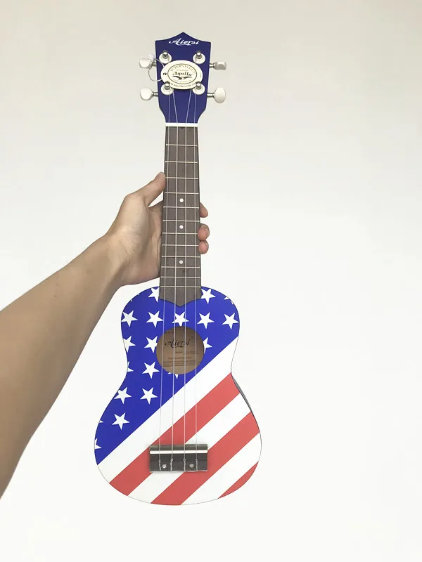 21 дюймов полный набор студенческий цвет ukelele заводская цена красное дерево сопрано Гавайские гитары укулеле - Цвет: US