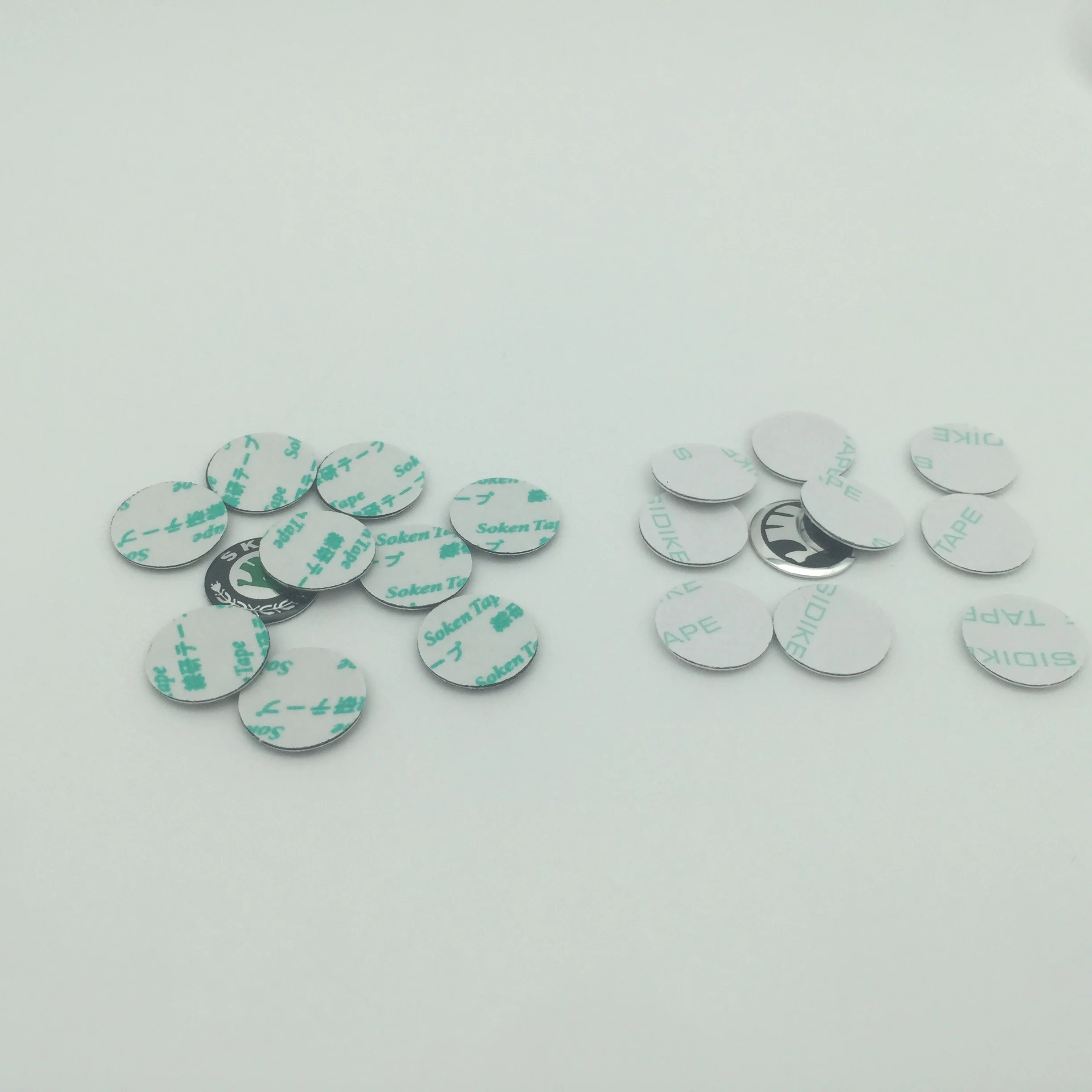 10 шт. 14 мм черная/зеленая эмблема значок на кнопку радио наклейка Замена