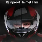 Прозрачная непромокаемая и противотуманная пленка для мотоциклетного шлема универсальная нашивка на шлем пленка для объектива мотоциклетного шлема противотуманные пленки