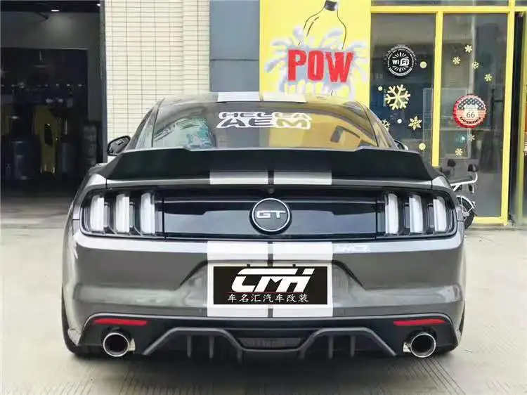 ABS/углеродного волокна заднее крыло багажника выступ Спойлеры подходит для Ford Mustang спойлер