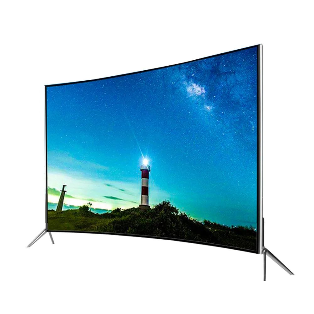 

4K UHD Android TV 42 55 65 inch curved tv smart led tv with USB