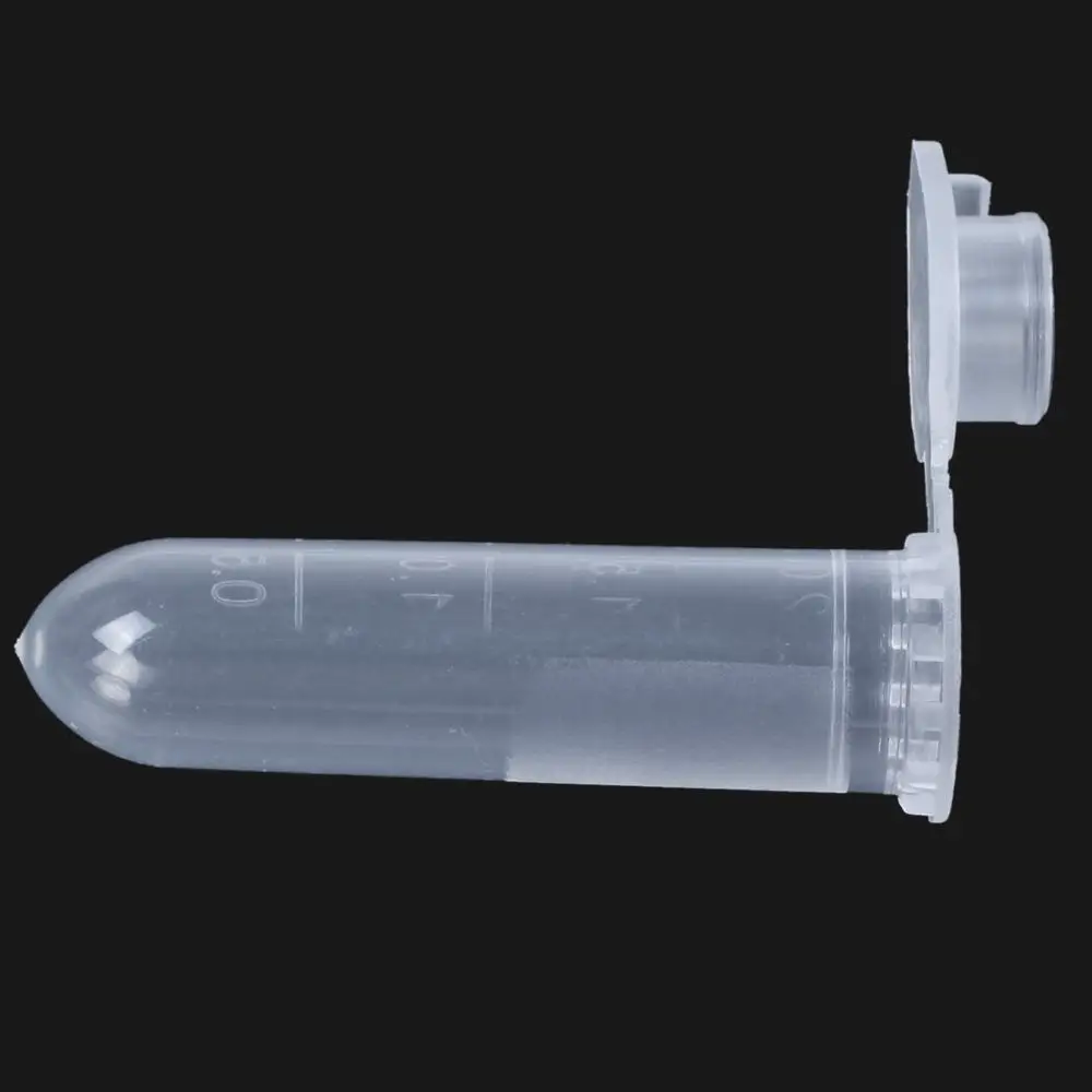 

500 Pcs 2ml Plastic Centrifuge Tubes For School Or Factory Lab Supplies