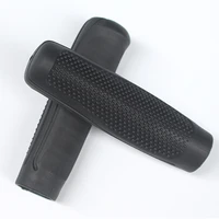 folding bike bicycle handlebar grips two color mountain bike two color plastic handlebar cover 116mm bicycle grips