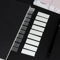 transparent plastic index tabs flag 0 5x1 5inch sticky note instruct page mark stickers post label office papelaria supplies