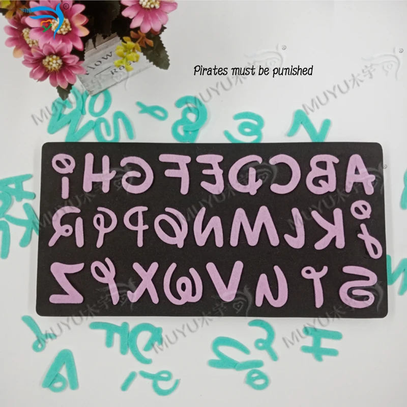 Письмо A-Z новая деревянная форма режущие штампы для скрапбукинга MY9192