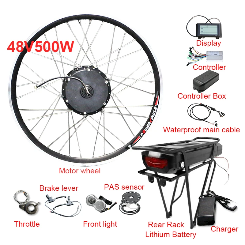 Комплект для электровелосипеда 26'' 700C 28 '' комплект переоборудования Ebike