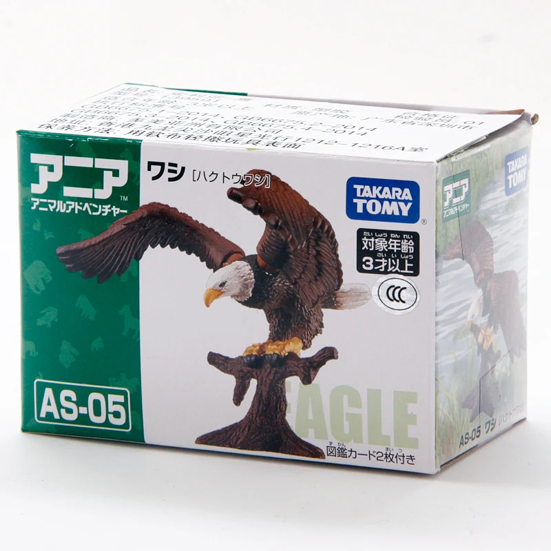 

TAKARA TOMY Anliya Wild Animal Model Simulation of Children's Cognitive Toys for Boys and Girls Eagle 139591