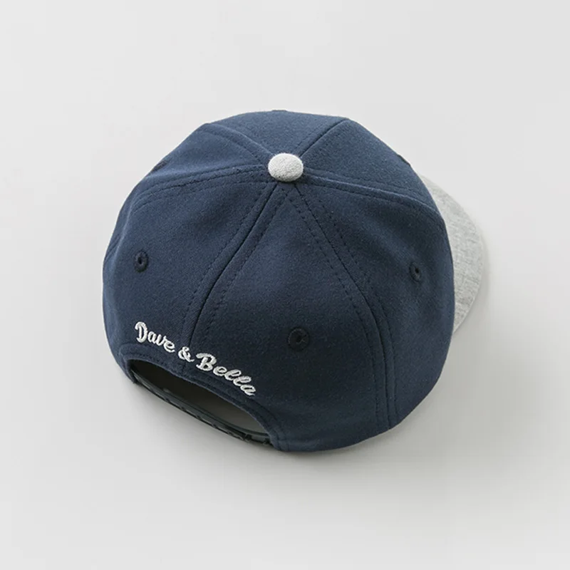 DBK9148 dave bella autumn winter baby boy baseball cap children boutique hat kids sport wear | Детская одежда и обувь