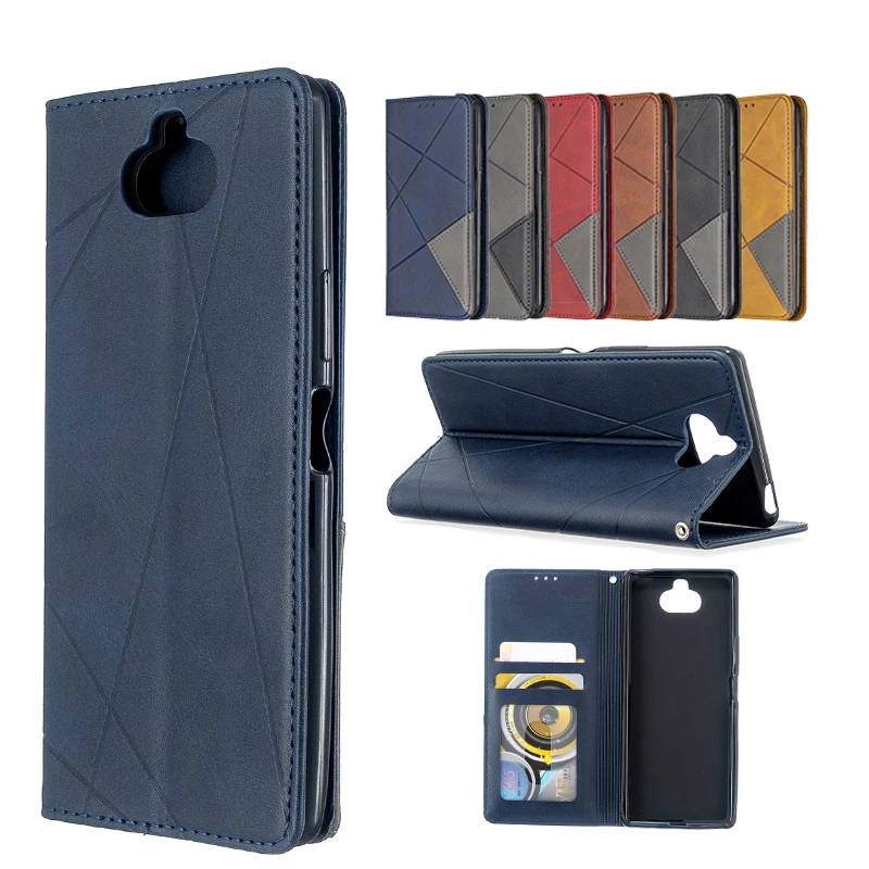 

Luxury Flip Wallet With PU Leather Case For SONY L4 Xperia 5 8 Card Slots Hidden bracket For SONY XperiaXZ5 Cover Case Capa