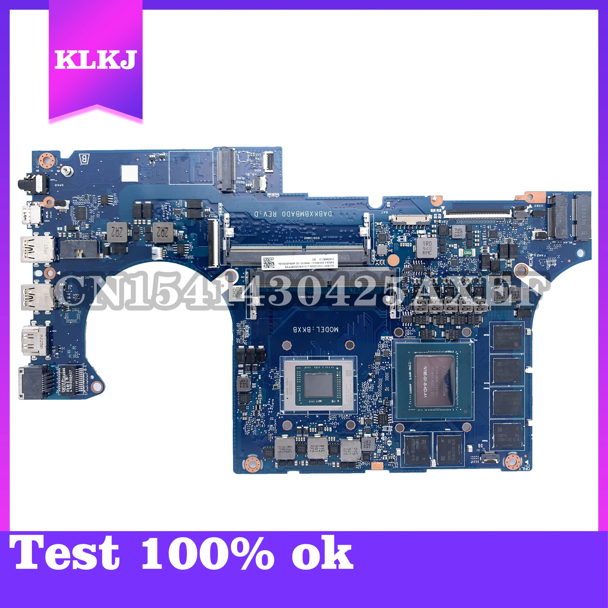 Preise KLKJ DABKXBMBAD0 Laptop Motherboard Für ASUS TUF Gaming A15 FA506IV FA506I Original Mainboard R5 Ryzen 5 4600H CPU RTX2060-6GB