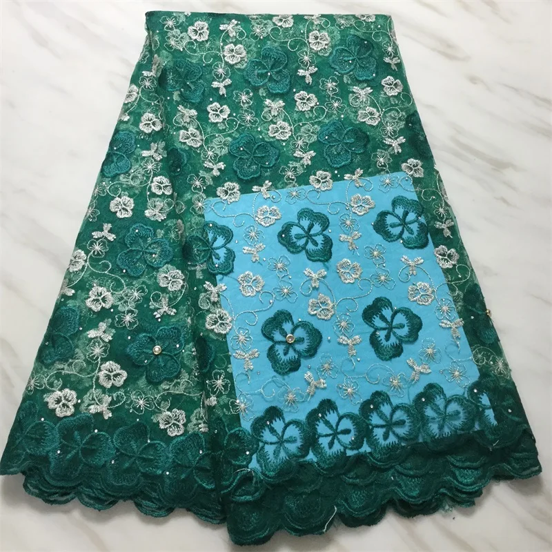 Серая/Розовая африканская кружевная ткань 2020 вышитое кружево в нигерийском