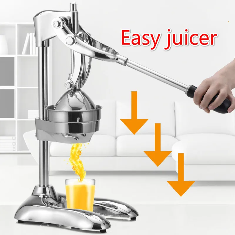 Stainless Steel Manual Hand Press Juicer Squeezer Citrus Lemon Orange Pomegranate Fruit Juice Extractor Commercial OR Household | Дом и сад