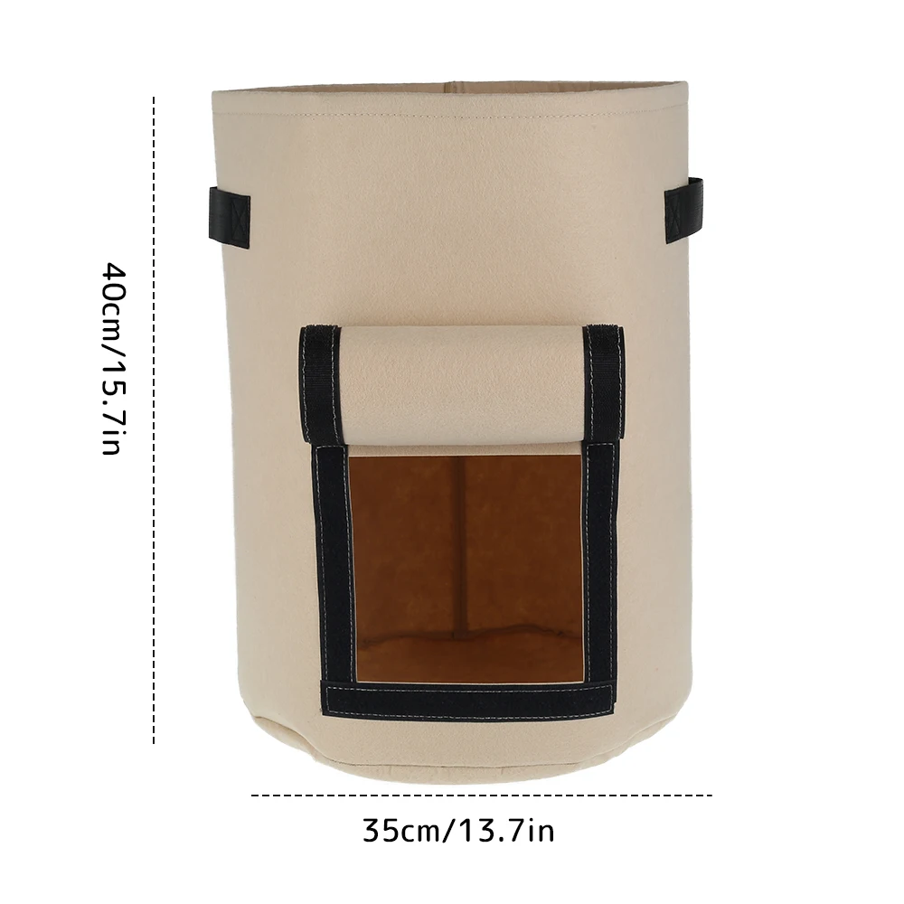 

4Pcs Plant Growth Bag Home Garden Potato Greenhouse Vegetable Planting Bag Moisturizing Jardin Vertical Gardenb Seedling Pot