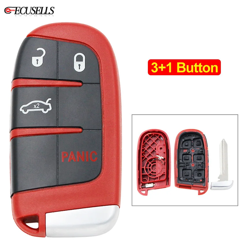 Новый Сменный Чехол для ключа дистанционного управления с 3 кнопками 1/4 Chrysler 300