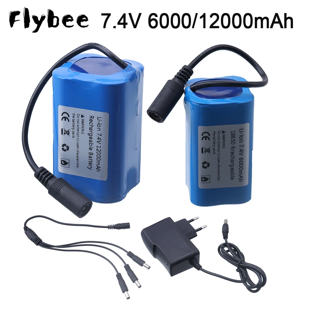 

Обновленная литий-полимерная батарея 7,4 в 6000 мАч/12000 мАч для T188 T888 2011-5, дистанционное управление, рыбопоисковый прибор с дистанционным управ...