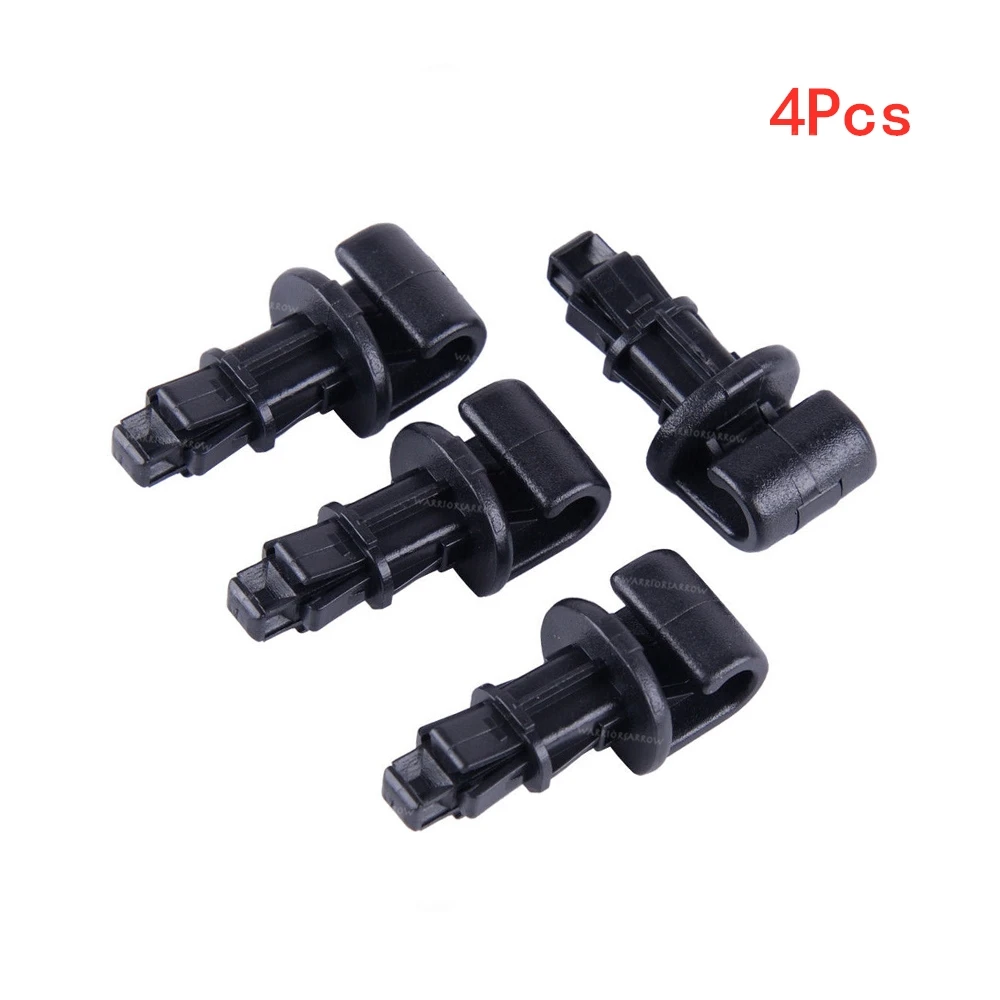 

2 шт., 4 шт., черный зажим-Крючок для автомобильного солнцезащитного козырька 83715-SHJ-A21ZA для Honda Odyssey 2005 2006 2007 2008 2009 2010