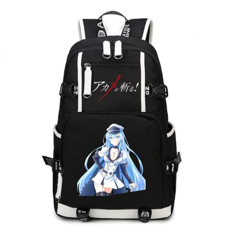 

Anime Akame ga KILL backpack Tatsumi Night Raid Printing Backpack Teenagers Book Backpack