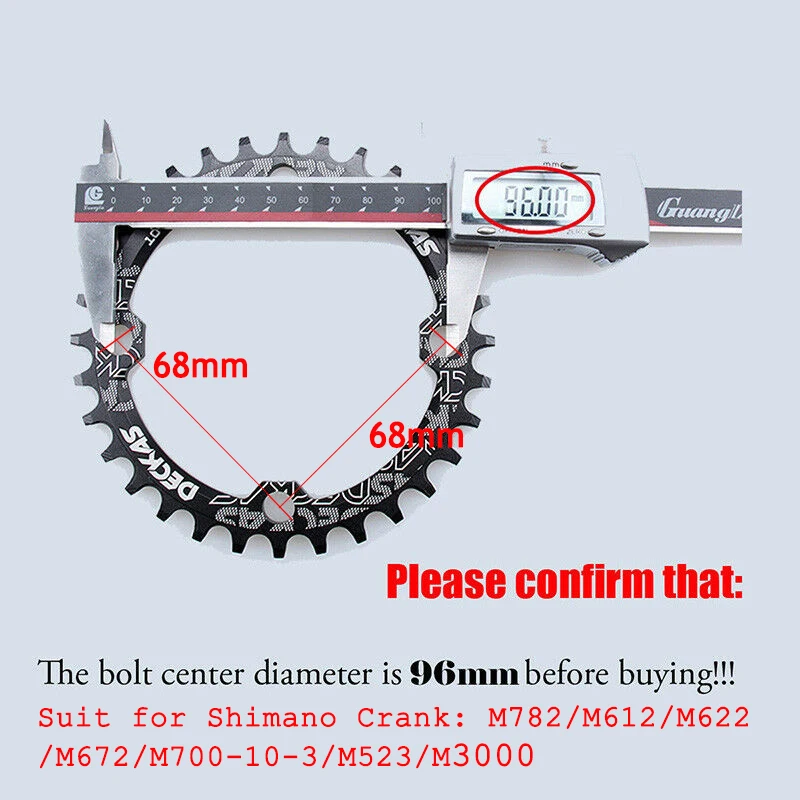 Велосипедная Звездочка DECKAS 94 + 96BCD для горного/шоссейного велосипеда узкое