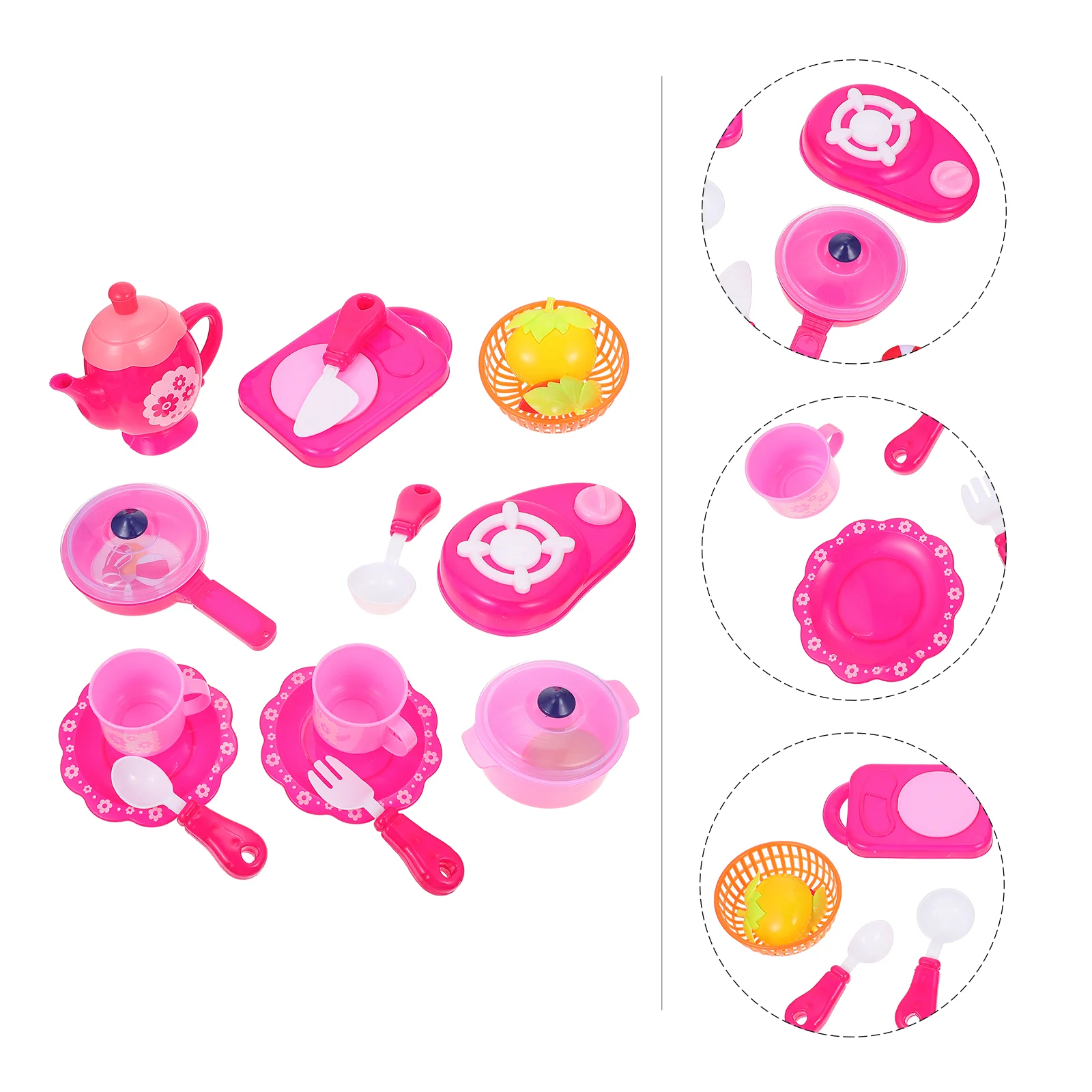 

1 Set Realistic Tea Set Simulation Tea Ware Set Kids