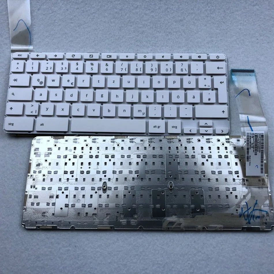 Немецкая клавиатура для ноутбука HP CHROMEBOOK 14-Q Series 14 G1 030NR 070NR 010nr 020nr 063cl 008TU 009TU белая