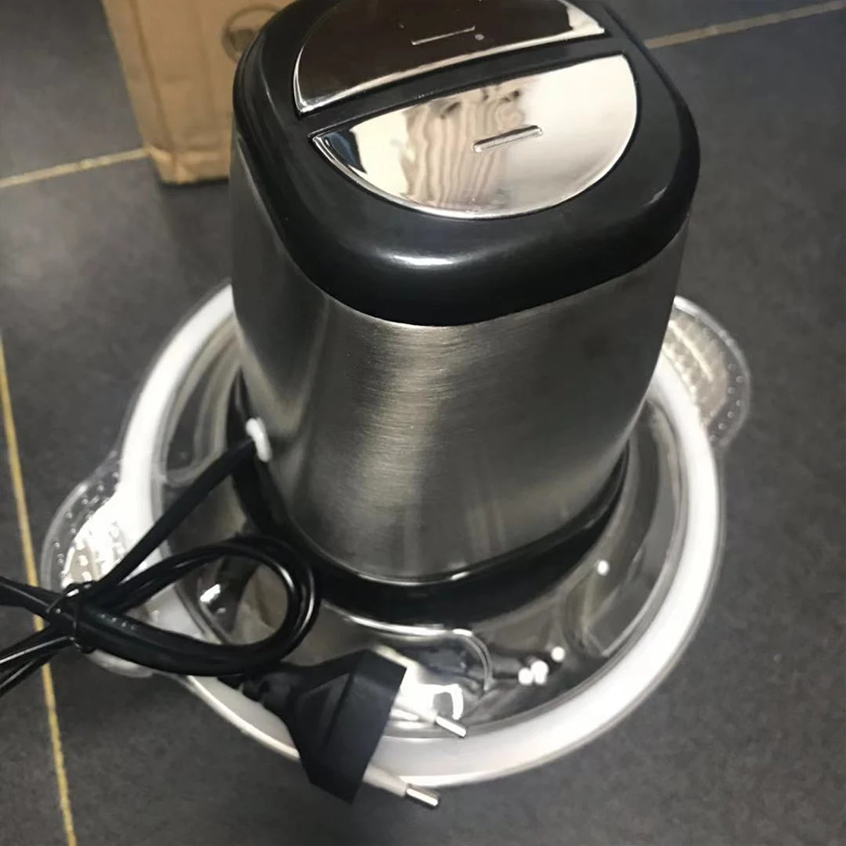 meat grinder Stainless Steel Chopper Electric Automatic Mincing Machine High-quality Household Grinder Food Processor |