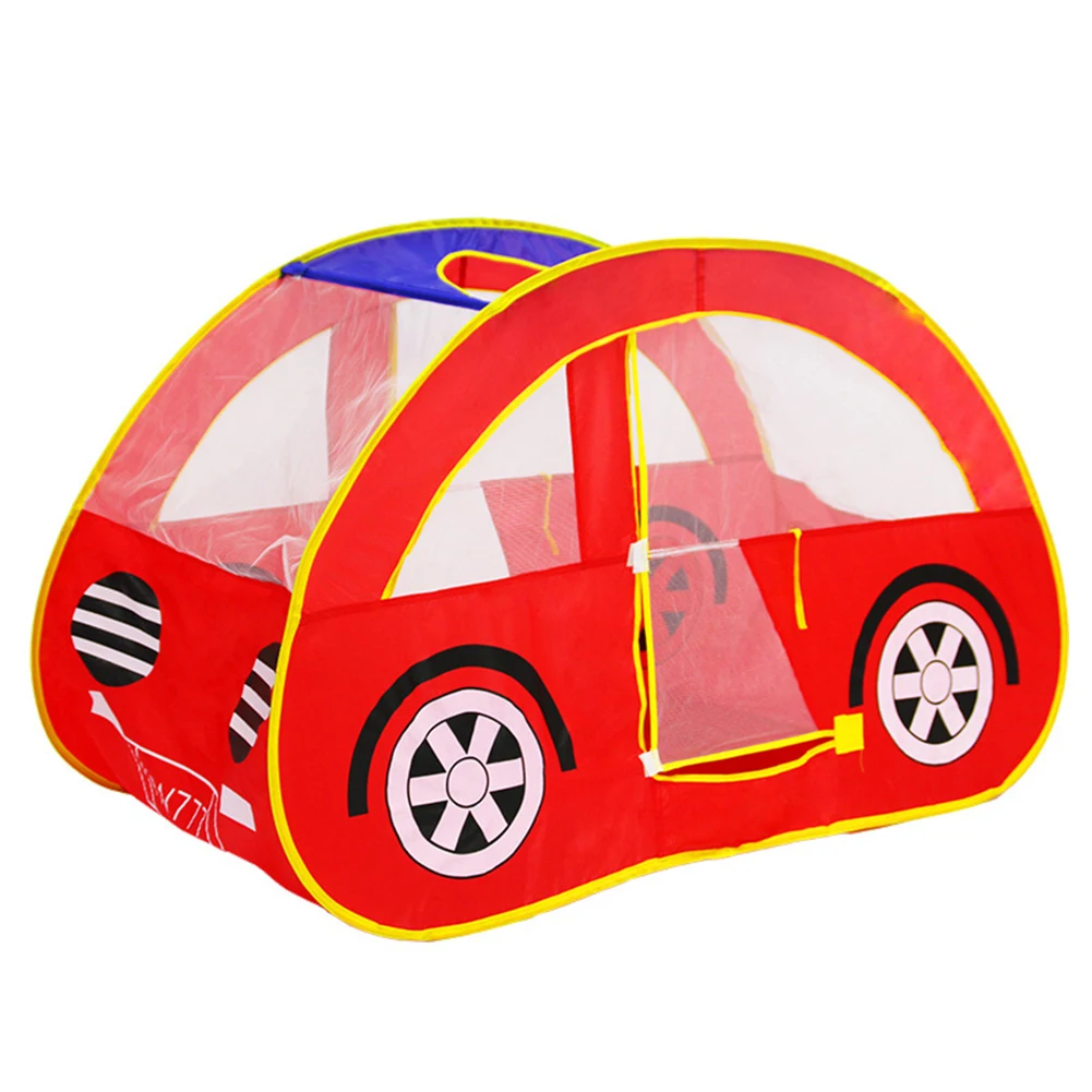 

Car Shape Folding Outdoor Game Tent Garden Playhouse Kids Children Toy Tent User-friendly Design Children Play Toy Tent